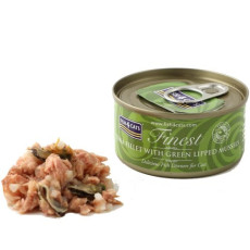Fish4Cats Finest Tuna Fillet with Green Lipped Mussel Cat Can Food 綠唇貽貝及吞拿魚柳貓罐頭 70g 